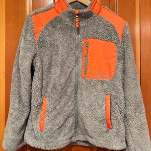 [Big Chill] Fuzzy Gray Boys’ “Lightweight Wubby” Jacket - Size 16